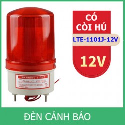 Đèn chớp cảnh báo CÓ CÒI HÚ LTE-1101J điện 12V (Led nháy)